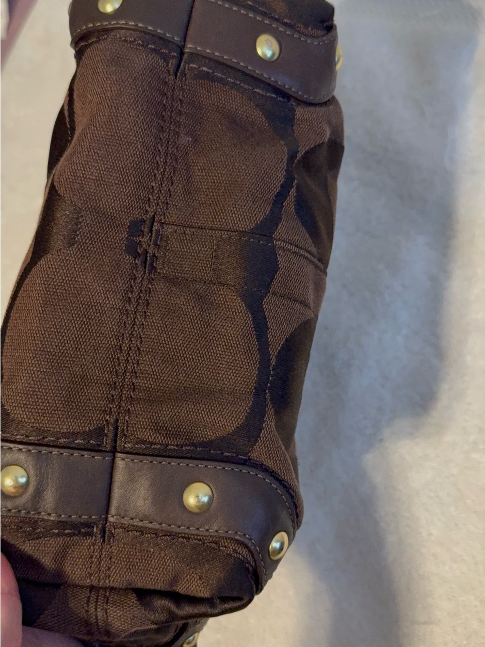 Coach brown Carly hobo bag - Picture 13 of 14